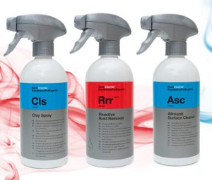 Koch Chemie – Neue Produkte – Allround Surface Cleaner – Reactive Rust Remover – Clay Spray
