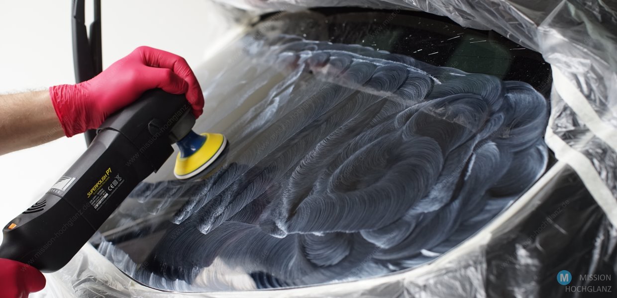 Auto Windschutzscheibe Polieren Mittel Sauber Auto Glas Öl Film