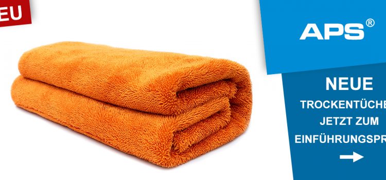 Neue Trockentücher von APS: Sahara, Sahara XL und Gobi XL