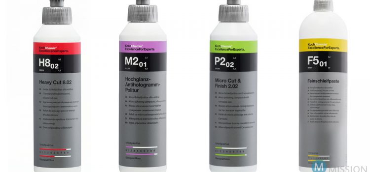 Koch Chemie stellt Polituren H8.02, F5.01, M2.01, P2.02 ein