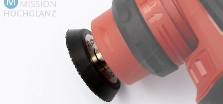 APS kündigt einen 50mm-Klettteller für Flex PXE 80 EC Minipolierer an