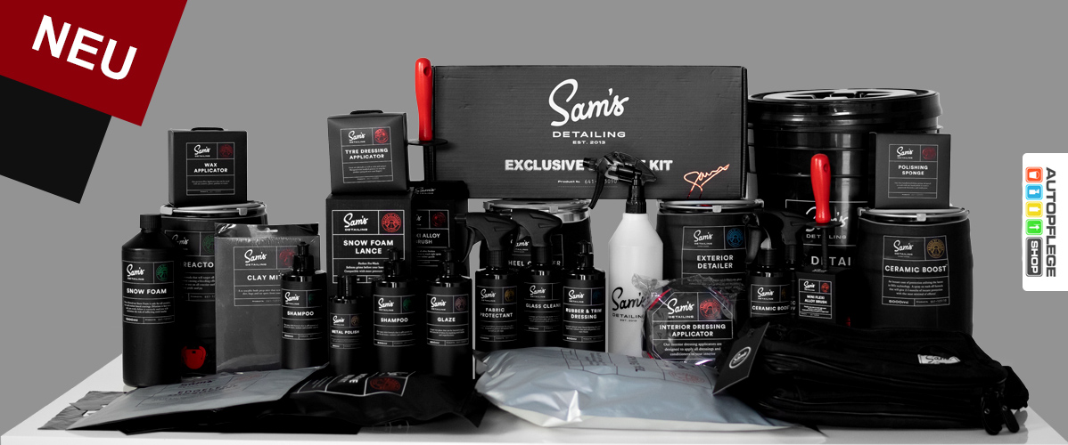 Sam's Detailing Autopflege Produkte in Deutschland erhältlich!