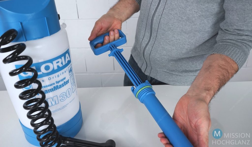 Gloria FoamMaster FM30 - Pumpe und Pumpenstange