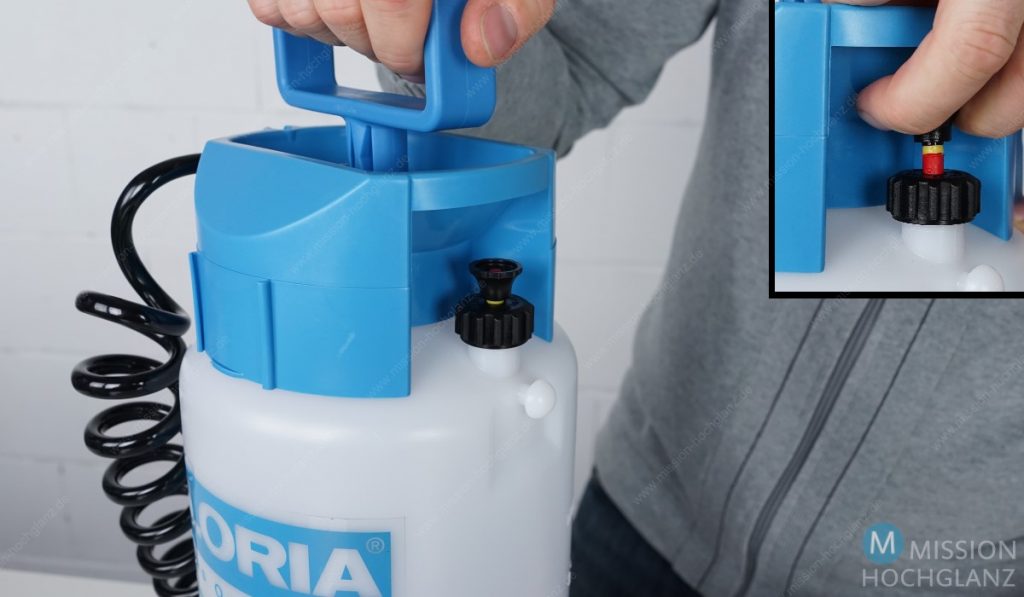 Gloria FoamMaster FM30 - Überdruckventil